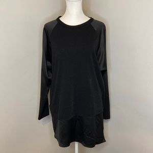 Zara Black Mixed Media Top
